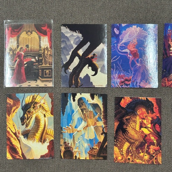 Vintage Hildebrandt Fantasy Fairytales Collector Cards Set 90s - Picture 4 of 8